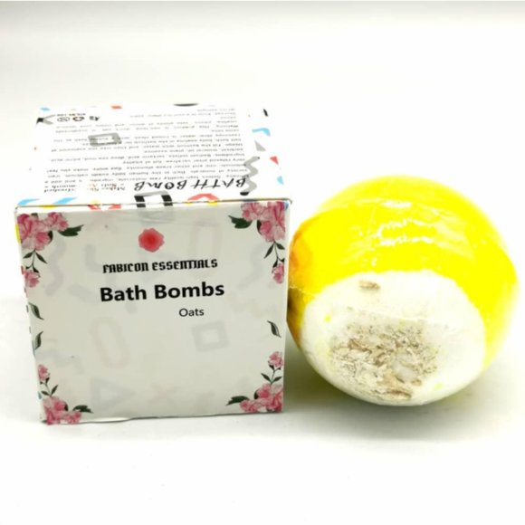 Extra Luxury Fizzy Bath Bombs ( Oats) - Picture 1 of 6